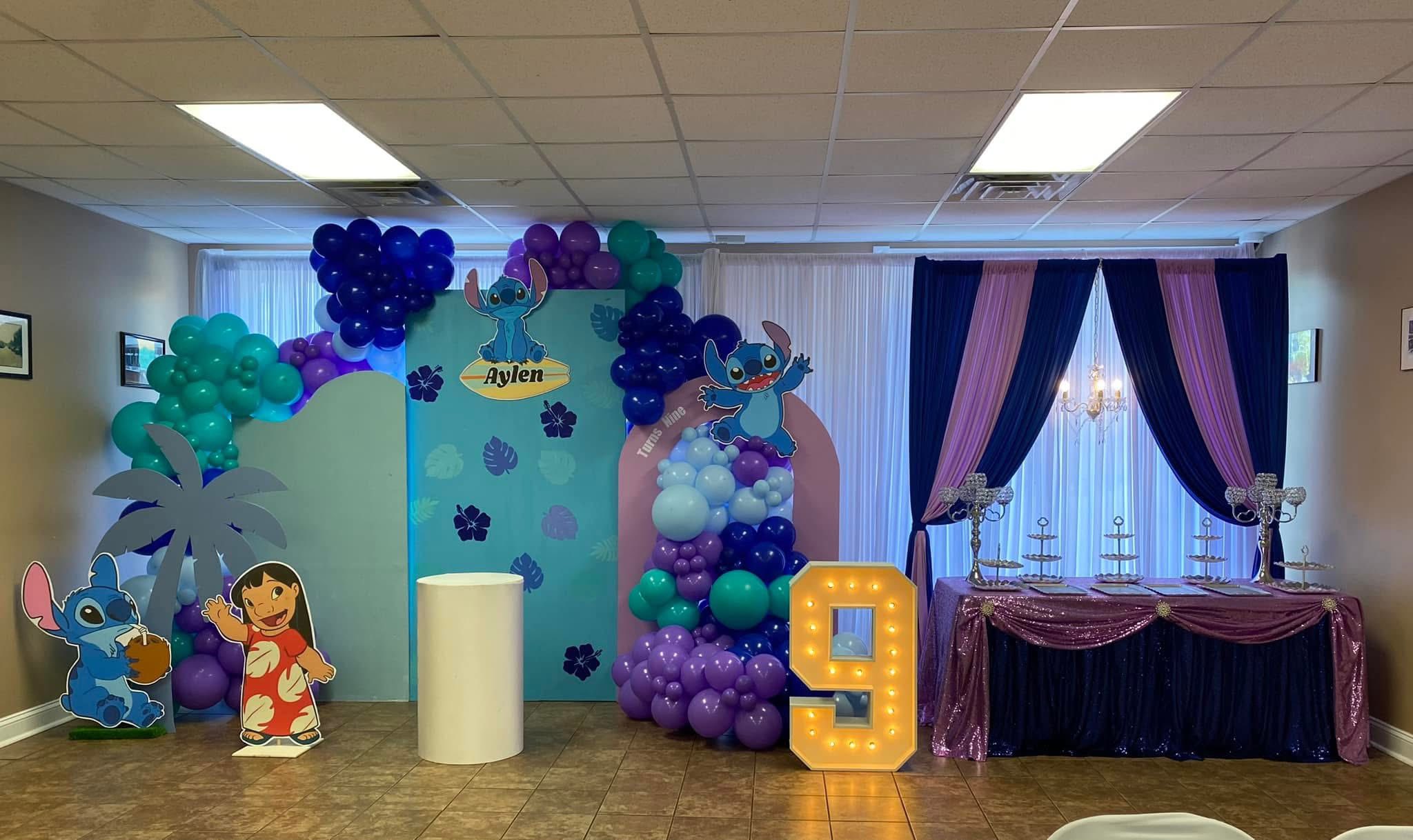 Fondo con globos momento especial
